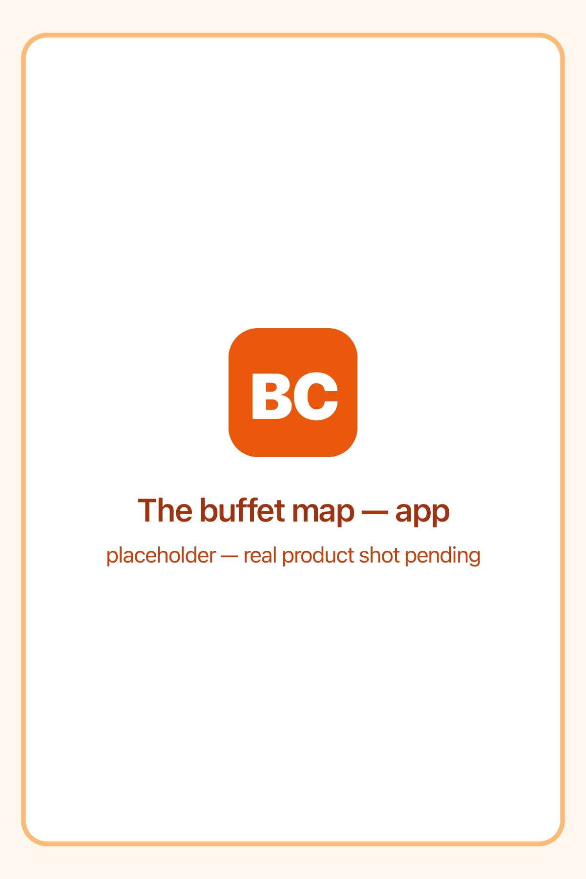 The BuffetCenter app showing a buffet map of Paris